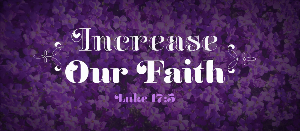Increase our Faith