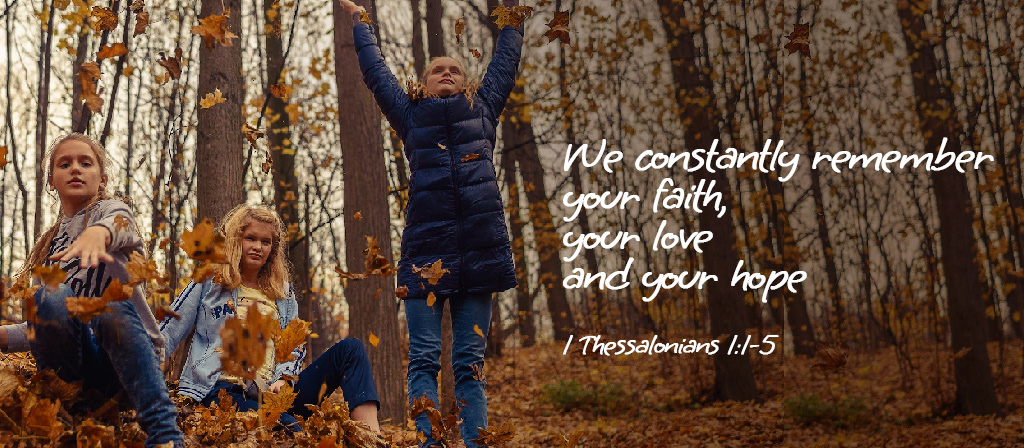 Faith, hope and love.